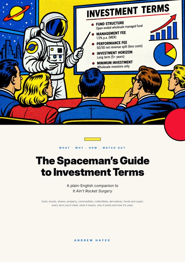 Cover of The Spaceman's Guide to Investment Terms by Andrew Hayes